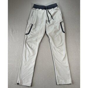Under Armour HeatGear Sportstyle Elite Cargo Pants Mens M Gray Joggers Techwear